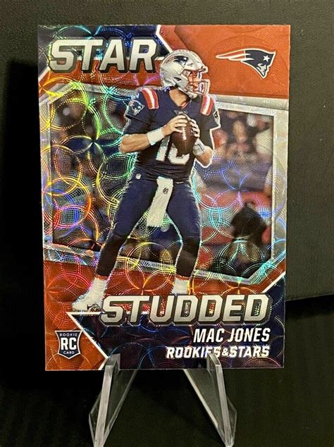 Panini Rookies And Stars Mac Jones Star Studded Red Scope Rookie