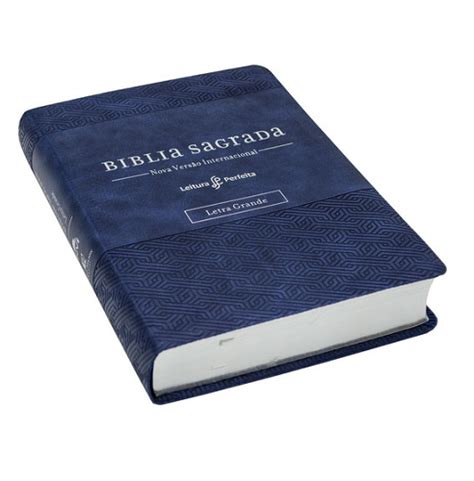 Bíblia NVI Sua Bíblia Leitura Perfeita Letra Grande Azul Thomas