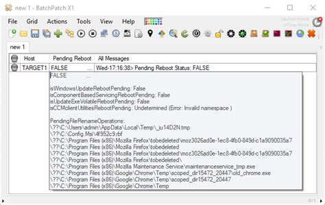 Explanation Of Get Pending Reboot Status Actions In BatchPatch