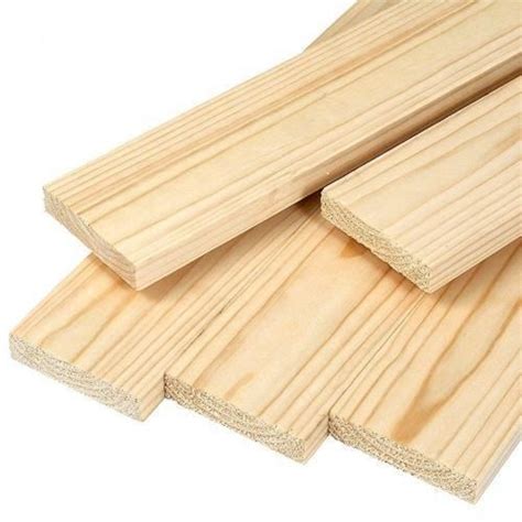 Eco Friendly Termite Resistance Rectangular Pine Wood For Construction