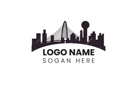 Premium Vector | Vector dallas city logo design template