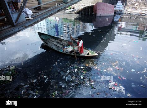 The Polluted River Buriganga And Its Surrounding Lives And Industries