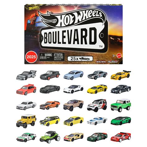 楽天ブックス ホットウィール Hot Wheels ブールバード 25カーファクトリーセット 乗り物おもちゃ ミニカー 25台入り 3歳