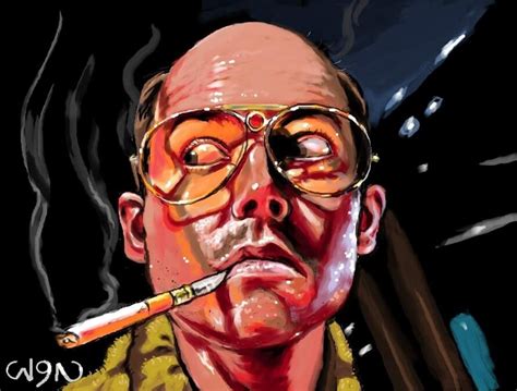 Artstation Johnny Depp As Huntersthompson