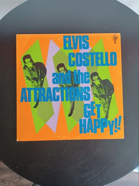 1980 Elvis Costello And The Attractions Get Happy Vinyl Lp Etsy