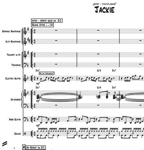 Jackie Little Big Band Arrangement By Bill Fulton Pdf Bill Fulton Music