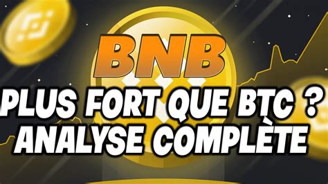 Bnb Surperforme Le Btc Les Objetifs Niveaux Importants Analyse