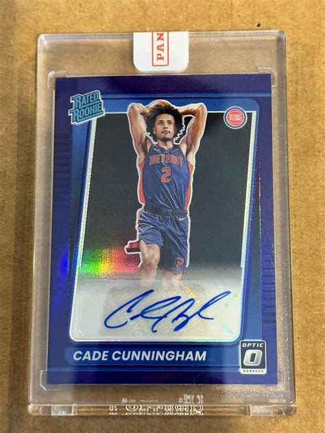 Donruss Optic Purple Rated Rookies Cade Cunningham Rc Auto