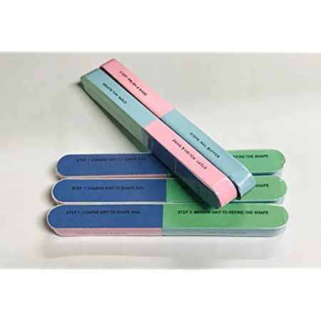 Amazon 12 Pieces 7 Way Nail File And Buffer Block Professional