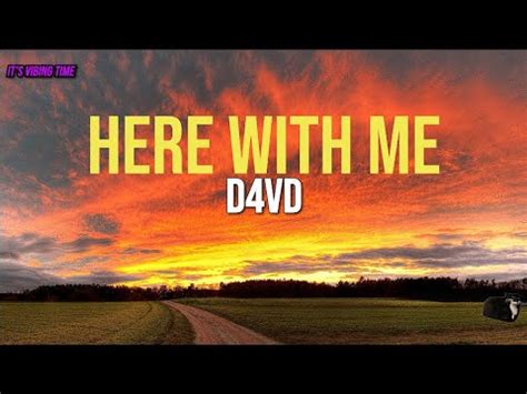 D4vd Here With Me Lyrics YouTube Music