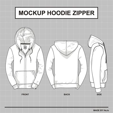 Mockup Hoodie Zipper Jacket Template Etsy