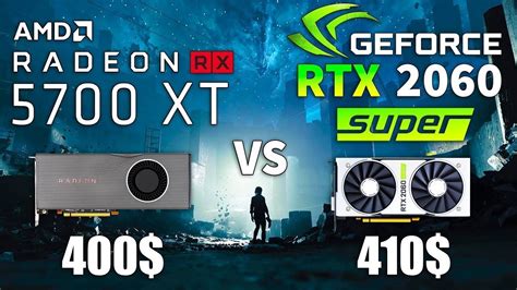 Rtx 2060 Super Vs Rx 5700 Xt Youtube