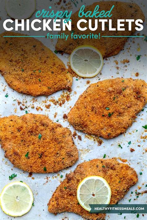 Crispy Baked Chicken Cutlets Recipe Baked Chicken Cutlets Crispy