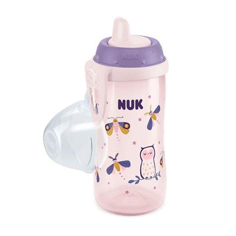 Copo Antivazamento Nuk Kiddy Cup Glow Night Bico R Gido Rosa