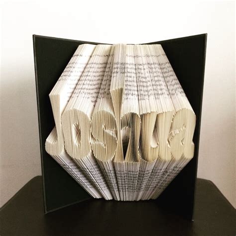 Book Folding Pattern Upper And Lower Case Alphabet Free Etsy