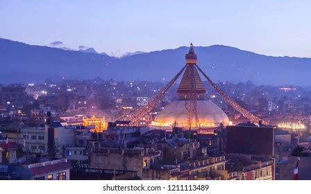 Boudhanath Stupa Before Earthquake Nepalkathmandu Capital Stock Photo