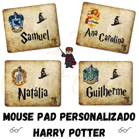 Mouse Pad Para Personalizar Nome Decorativo Casas Grifin Ria