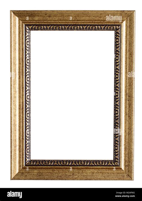 Gold Picture Frame Stock Photo Alamy