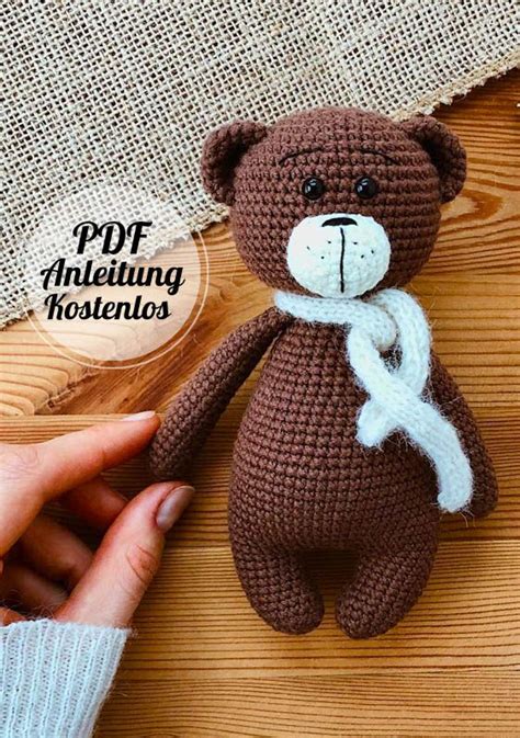 Bruno Der B R Amigurumi Pdf Anleitung Kostenlos Artofit