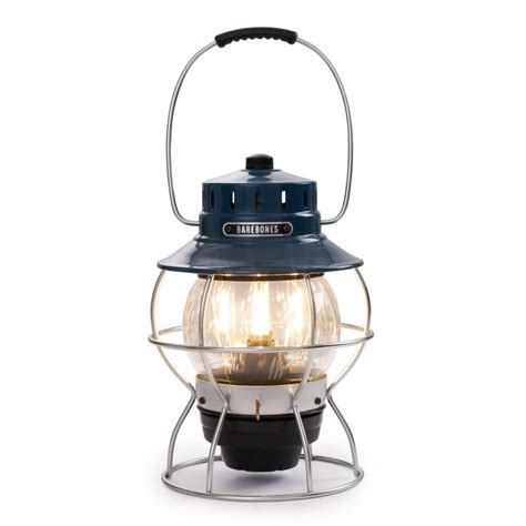 Lampe Led Chemin De Fer Vintage Portable Usb Bleue Railroad Lantern