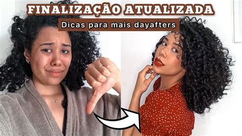 Como Finalizar Cabelo Cacheado Dicas De Dayafter E Como Dar Volume