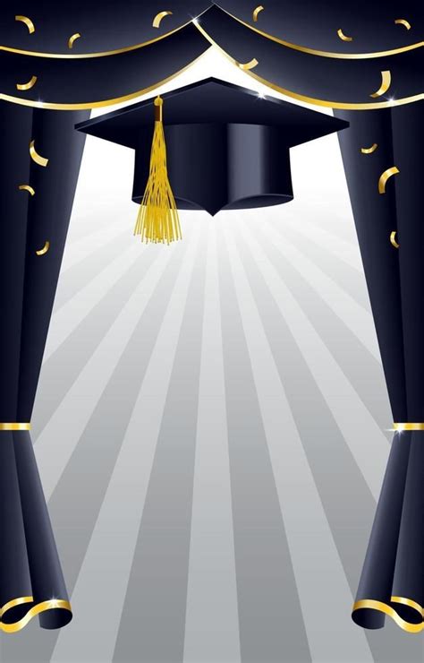 plantilla de fondo de fotomatón de graduación Page Borders Design