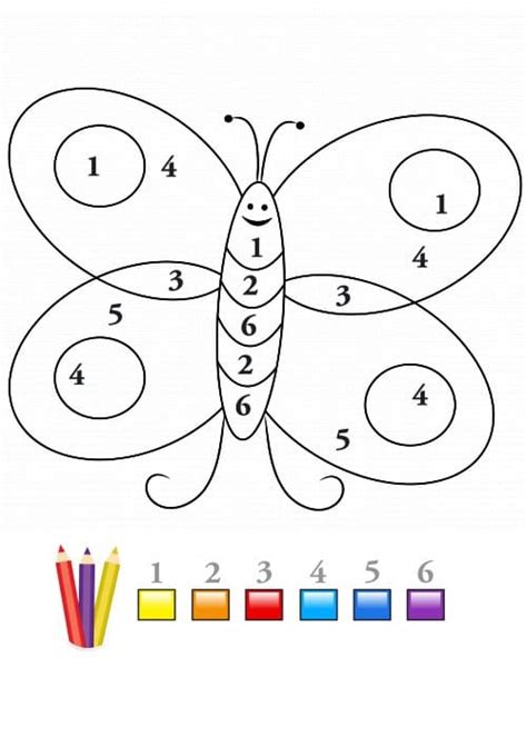 Coloriage Magique Maternelle Papillon télécharger et imprimer