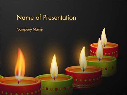 Happy Diwali PowerPoint Template, Backgrounds | 14723 | PoweredTemplate.com