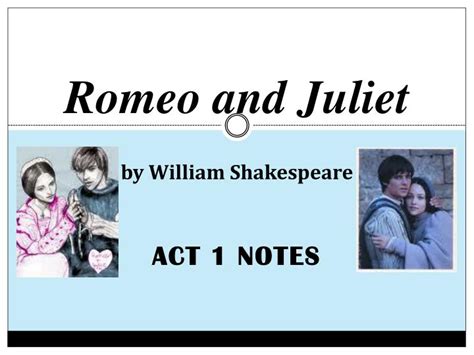 PPT Romeo And Juliet By William Shakespeare PowerPoint Presentation