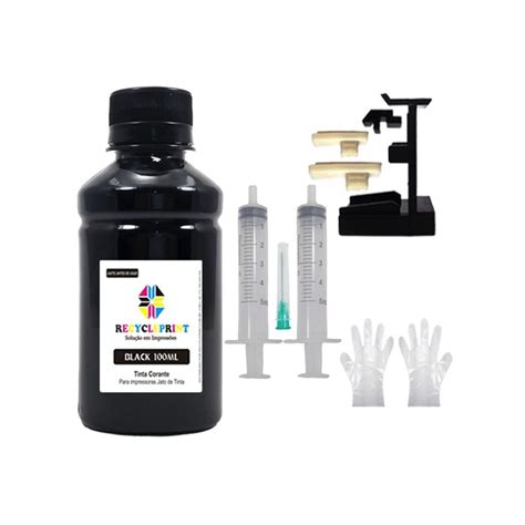 Compat Vel Kit Ml Tinta Recarga Cartuchos Hp