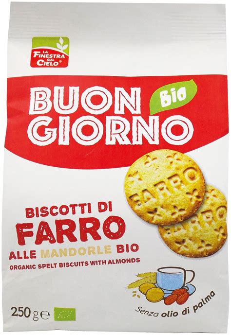 Biscotti Di Farro Alle Mandorle Buon Giorno Bio BUONGIORNOBIO