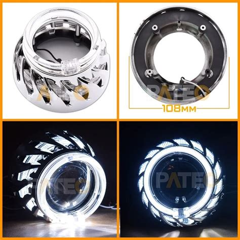 Cod Led Rings Bezel Covers Inch Headlight Wst Running Projector