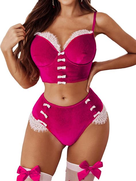 Amazon Avidlove Christmas Lingerie For Women Sexy Santa Costume