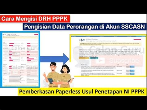 LIVE Cara Mengisi DRH PPPK Pengisian Data Perorangan Di Link Pengisian