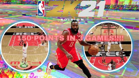 JAMES HARDEN BUILD NBA 2K21 NEXT GEN REC GAMEPLAY ANOTHER 70 POINT