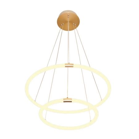 Pendente Circolo French Gold Led 43 2w 3000K Bivolt BB022 Bella Paris