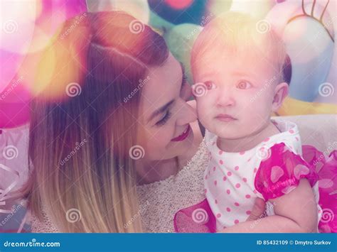 Mother And Baby Stock Image Image Of Child Happiness 85432109