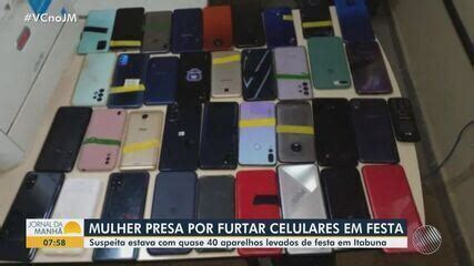 Mulher é presa suspeita de furtar celulares durante festejos juninos no