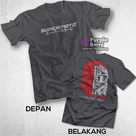 Jual Kaos Supermoto Face Ride Baju Distro Racing Motorcross Team