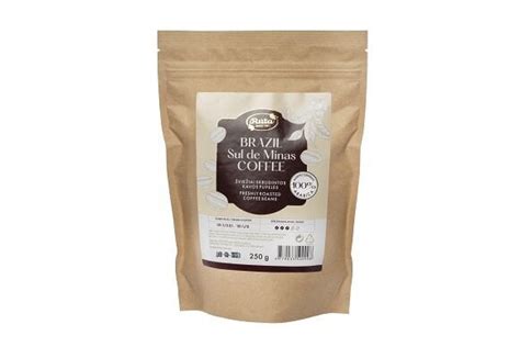 Arabica Brazil Sul de Minas kavos pupelės 250 g kaina pigu lt