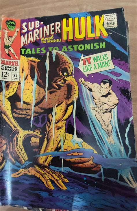 Tales To Astonish Namor The Sub Mariner Comic Books