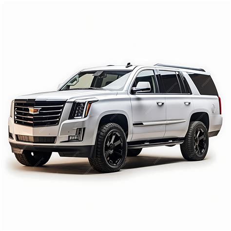 Premium Photo | Car Isolated on White Background Cadillac Escalade ...