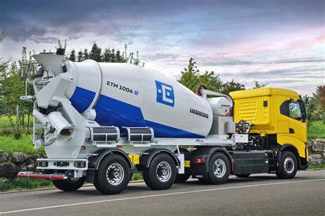 ETM Truck Mixer With Electric Drum Drive Liebherr