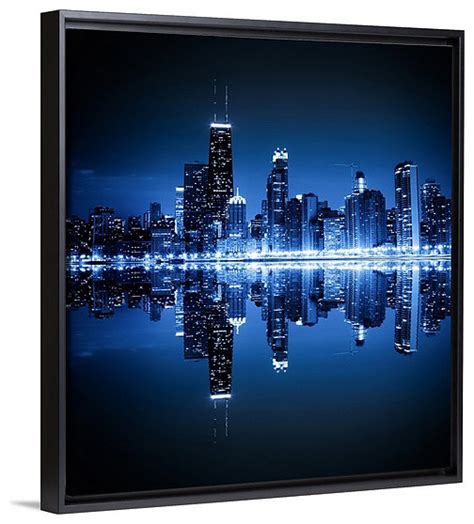 Chicago Skyline Canvas Painting at PaintingValley.com | Explore collection of Chicago Skyline ...