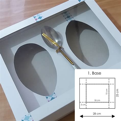 Caixa Para Ovo De Colher 250g Ou Dupla De 150g Medidas Keithy DIY