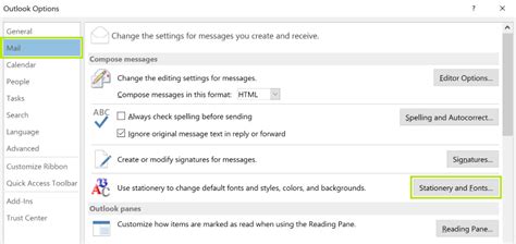 Outlook 2016 Change Incoming Email Font Size Candyfasr