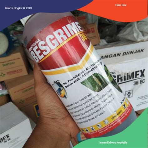 Insektisida Abamektin Besgrimex Cc Kemasan Liter Lazada Indonesia