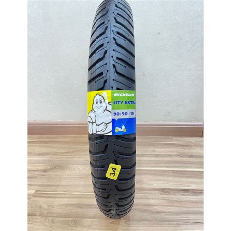 Pneu Michelin City Extra 90 90 18 57S Pra uso sem câmara Traseiro