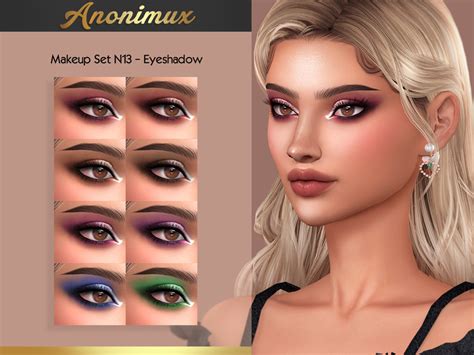 The Sims Resource Makeup Set N13 Eyeshadow