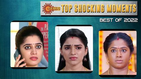 Top Shocking Moments Of 2022 Best Of 2022 Gemini TV Serials YouTube